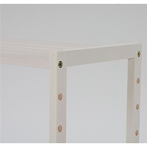 【幅40-75cm】ラック 棚 木製 オープンシェルフ 3段【ホワイト】 楽天市場】オープンラック 3段 幅75cm 木製 北欧 白 ウッド